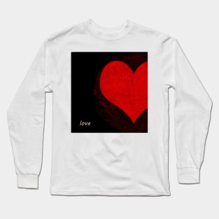 Heart Love Long Sleeve T-Shirt